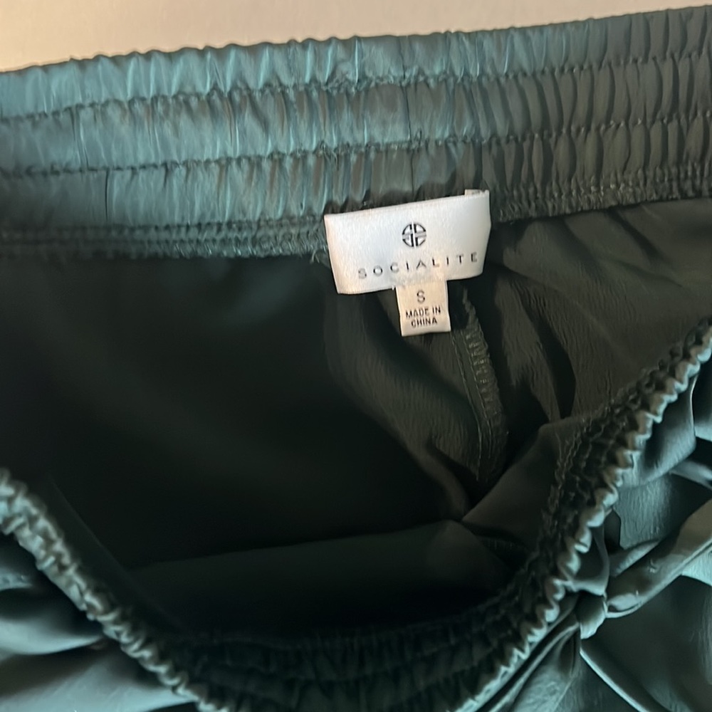 Women's Dark Green Jogger Pants - Picture 6 of 8